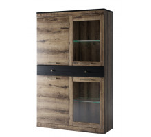 Шкаф-витрина для посуды Джаггер 2V2D1S