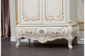 Шкаф 2-х дверный Шанель (крем)