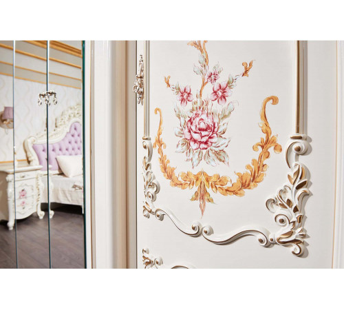 Шкаф 3-х дверный Венеция Классик (крем)