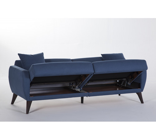 Трехместный Диван-кровать Flexy Флекси (синий)