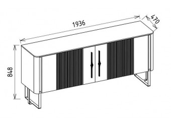 Буфет Миранте (Mirante) MINT-10