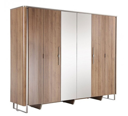 Шкаф шестидверный Миранте (Mirante) MINT-34