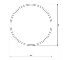 Зеркало для туалетного столика Палвин PALV-24