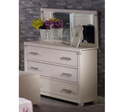 Настенное зеркало Мира MIRA-24 белое