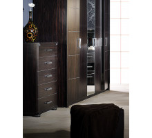 Узкий бельевой комод Мира MIRA-28 венге