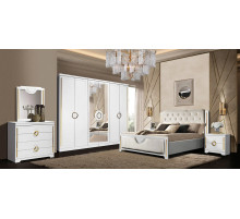 Спальный гарнитур Бодрум (белый,серый,капучино)