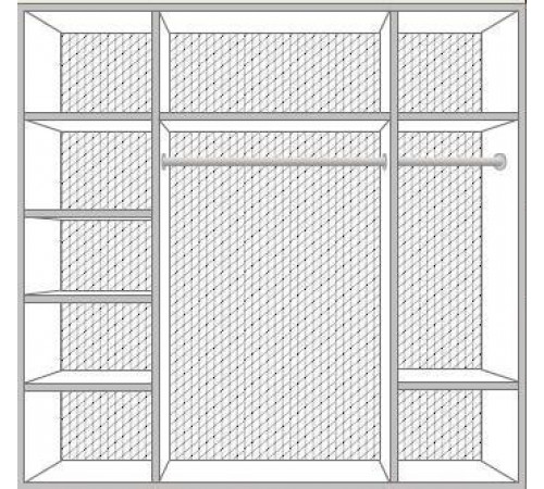 Четырехстворчатый шкаф для одежды Катя (беж)