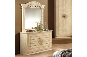 Комод с зеркалом Рома (беж)