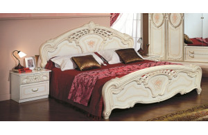 Двуспальная кровать Роза (беж) 