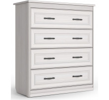 Комод Неаполь Ясень анкор светлый (патина "серебро")