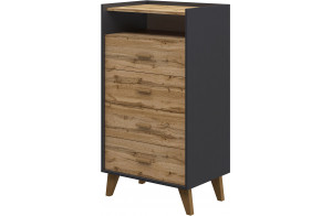 Комод Сканди высокий МН-036-18(графит)