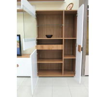 Модульная мебель для гостиной Леонардо белый глянец композиция 1