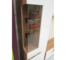 Модульная мебель для гостиной Леонардо белый глянец композиция 1