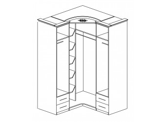 Угловой шкаф Василиса СП-001-09П