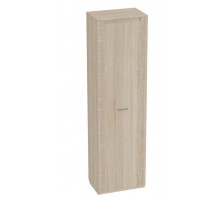 Одностворчатый шкаф с полками для гостиной Элана, цвет Бодега белая