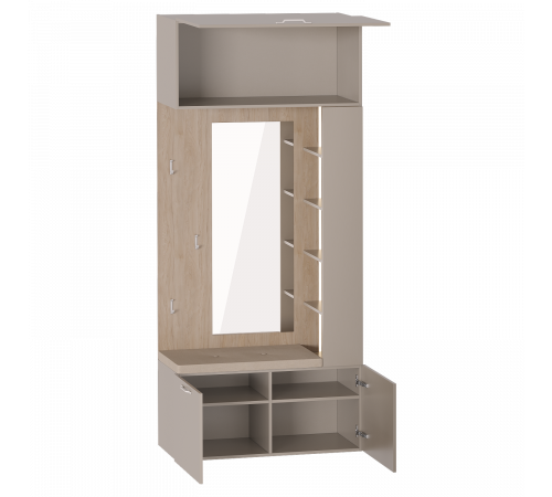 Вешалка с зеркалом Джерси 