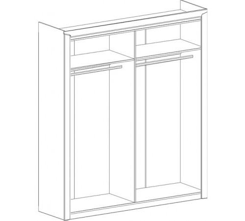 Комплект полок для шк-4 дв. Соренто Дуб стирлинг 