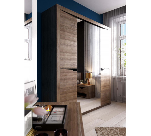 Спальный гарнитур Соренто Дуб Стирлинг композиция 1