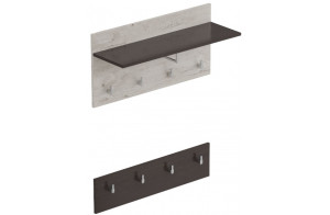 Вешалка Соренто для прихожей дуб бонифаций