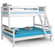 Двухъярусная кровать Адель (белая)