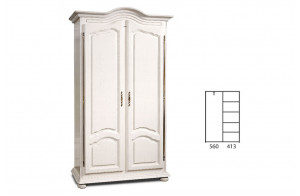 Шкаф 1240 Давиль ММ-126-49 (белая эмаль)