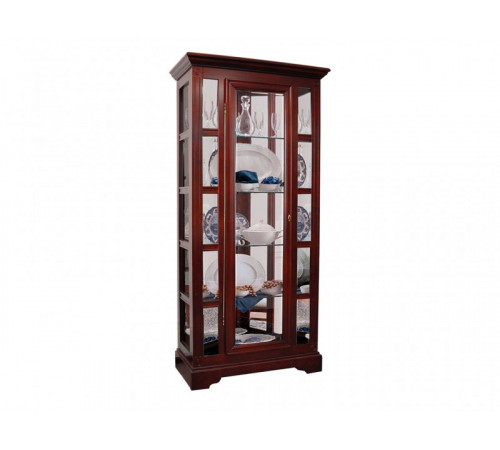 Шкаф с витриной Полонез ММ-174-01 (черешня)