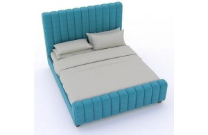 Двуспальная кровать Гомер MUR-IK-GOMER с мягкой спинкой