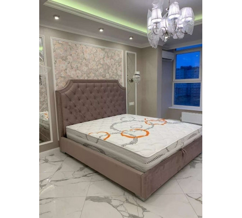 Односпальная кровать Лоренцо MUR-IK-LOREN с мягкой спинкой