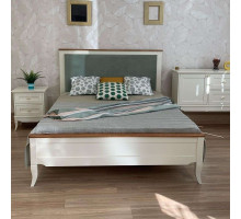 Двуспальная кровать Римини MUR-118-01/1 с мягкой вставкой
