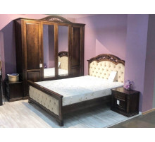 Четырехстворчатый шкаф для одежды Венеция MUR-101-04 st с зеркалом