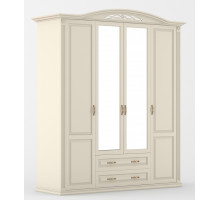 Четырехстворчатый шкаф для одежды Венеция MUR-101-04 st с зеркалом
