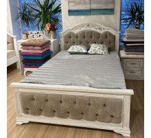 Односпальная кровать Венеция MUR-101-01 с каретной стяжкой