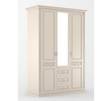 Трехстворчатый шкаф для одежды Верона MUR-102-03 st с зеркалом