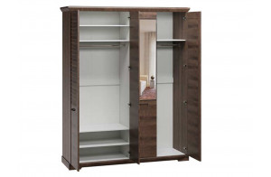 Четырехстворчатый шкаф для одежды СК-8 (ОРТ) Кантри с зеркалом