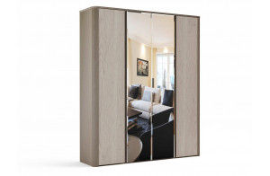 Четырехстворчатый шкаф для одежды СЛ-8 Лацио с зеркалом