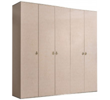 Пятистворчатый шкаф для одежды Rimini РМШ2/5 (латте)