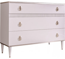 Комод для белья с планкой Rimini Solo РМКМ-3 (s) (слоновая кость)