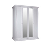 Четырехстворчатый шкаф для одежды с зеркалом Амели АМШ1/4 (дуб)