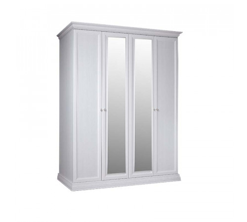 Четырехстворчатый шкаф для одежды с зеркалом Амели АМШ1/4 (дуб)