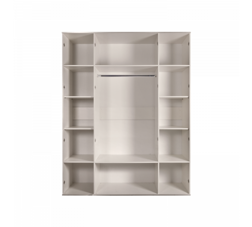 Четырехстворчатый шкаф для одежды с зеркалом и ящиками Богемия Фарфале (Bogemia Farfalle) БМШ1/41 (Fа)