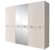Шестистворчатый шкаф для одежды с зеркалом Богемия Филлини (Bogemia-Fillini) БМШ1/6 (Fi)