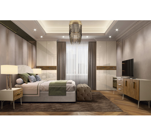 Комод для гостиной Богемия Вуд (Bogemia Wood) БМКМ-5(Wo)