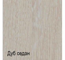 Двуспальная кровать с мягкой спинкой Венеция ВНКР140-2 (дуб седан)