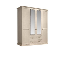 Четырехстворчатый шкаф для одежды с зеркалом Венеция ВНШ1/41 (дуб седан)