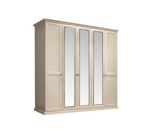 Пятистворчатый шкаф для одежды с зеркалом Венеция ВНШ1/5 (дуб седан)