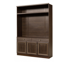 Шкаф многоцелевой в гостиную Орлеан 840 ясень темный