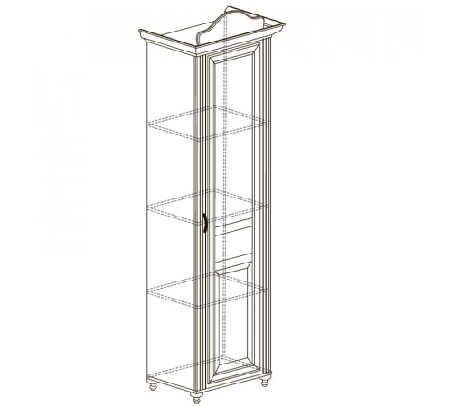 Шкаф пенал Алиса 552