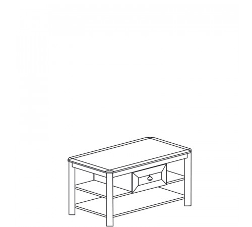 Журнальный столик Инна 623 светлый