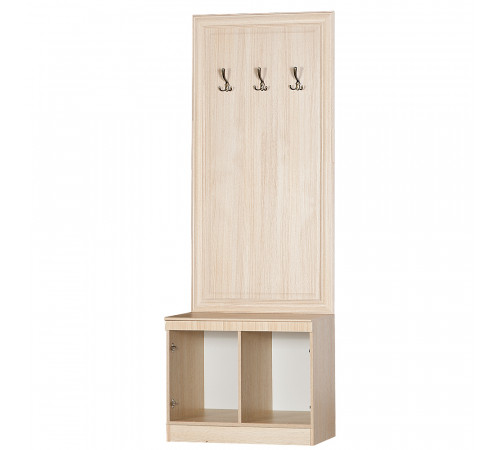 Тубма с вешалкой для прихожей Инна 620 светлая